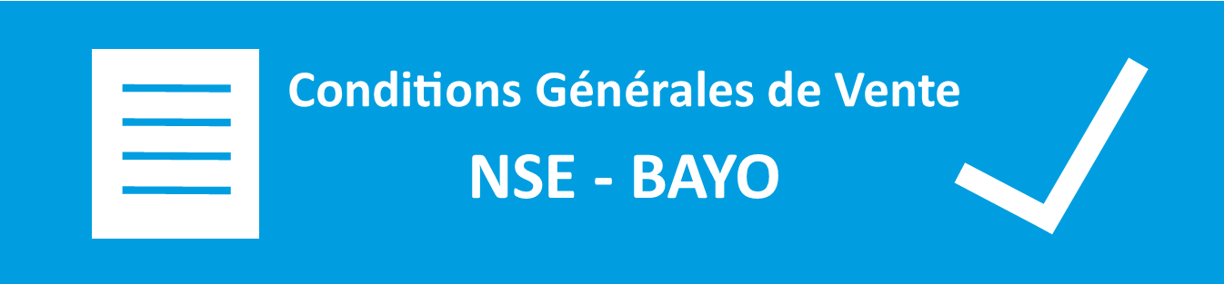 Conditions Générales de Vente NSE Bayo
