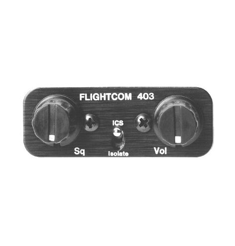 Flightcom Intercom 403 6 Places Stereo Sans Clearance Recorder Flightcom - 1