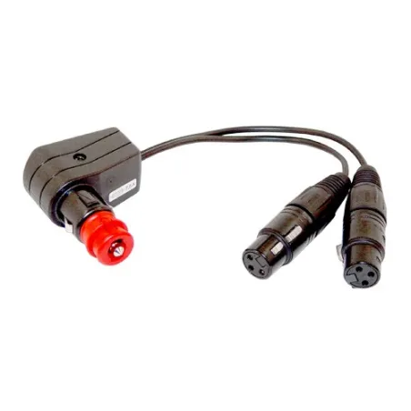 Adaptateur allume-cigare vers XLR x 2 pour alimentation Sennheiser ANR  - 1
