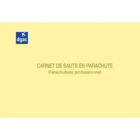 Carnet de sauts en parachute