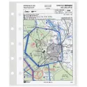 Pack of 10 transparent sleeves for VAC binder for airplane pilots | BAYO