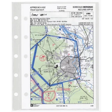 Lot de 10 pochettes transparentes pour classeur Sélection VAC