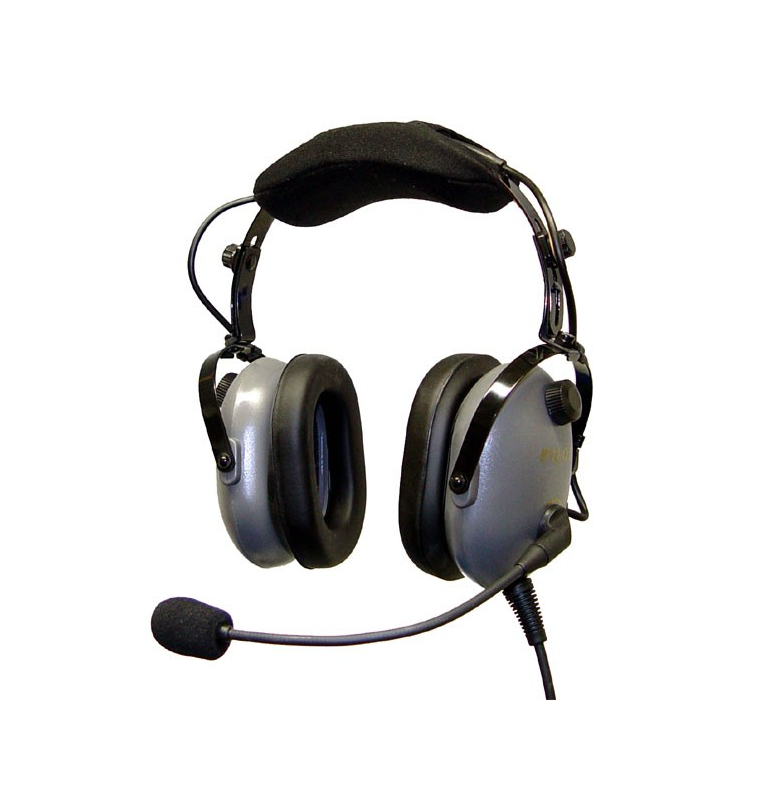 Casque Pilot Communications PA 12-8 S : double jack aviation - mono/stéréo - passif - câble droit Casque Pilot Communications PA 12-8 S : double jack aviation - mono/stéréo - passif - câble droit
