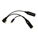 Headset Adapter for iCom IC-A3 and IC-A22 for airplane pilots | BAYO