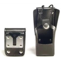 Leather Case with Swivel Metal Clip and Plastic Window for airplane pilots | BAYO