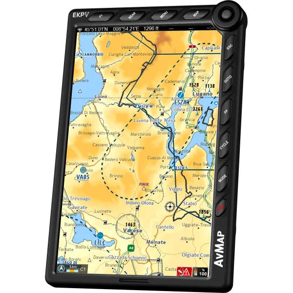 Avmap Kit: EKP V + Docking Station + Ultra EFIS for airplane pilots | BAYO