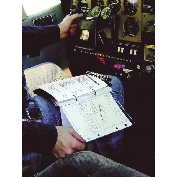 Kneeboard with Rings - PROFI for airplane pilots | BAYO
