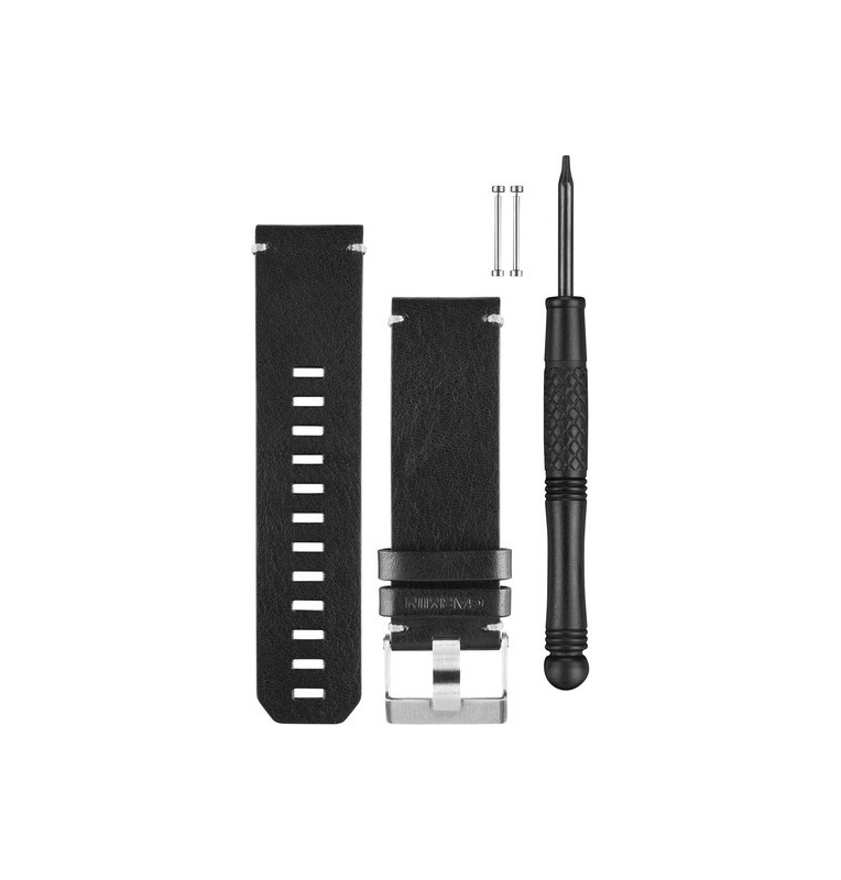 Garmin Bracelet cuir noir D2 Bravo Garmin Bracelet cuir noir D2 Bravo