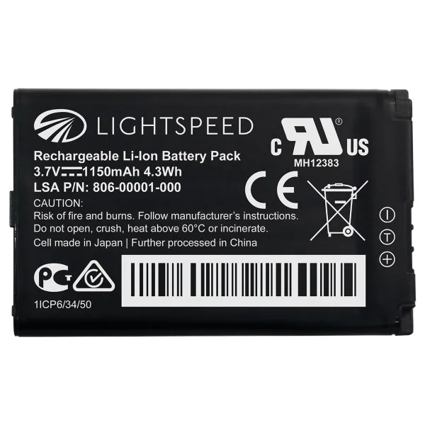 Spare battery for Tango headset for airplane pilots | BAYO