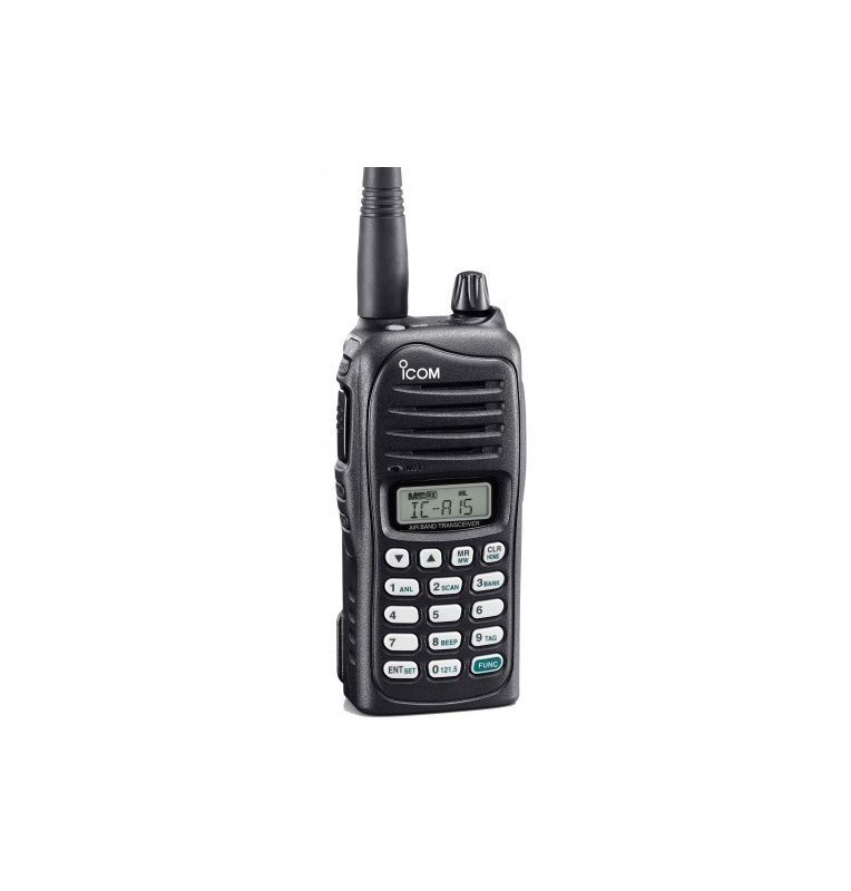 ICOM IC-A15 avec clavier pour équipes au sol ICOM IC-A15 avec clavier pour équipes au sol