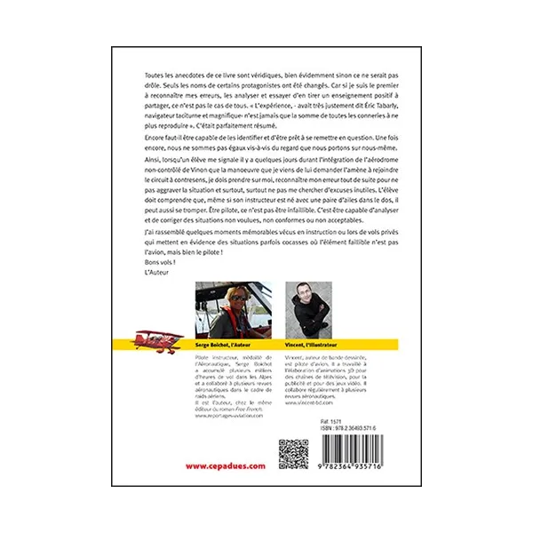 Mémorables moments d'un instructeur - éditions Cépaduès