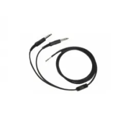 Replacement cable for a mono headset with dual jack for airplane pilots | BAYO