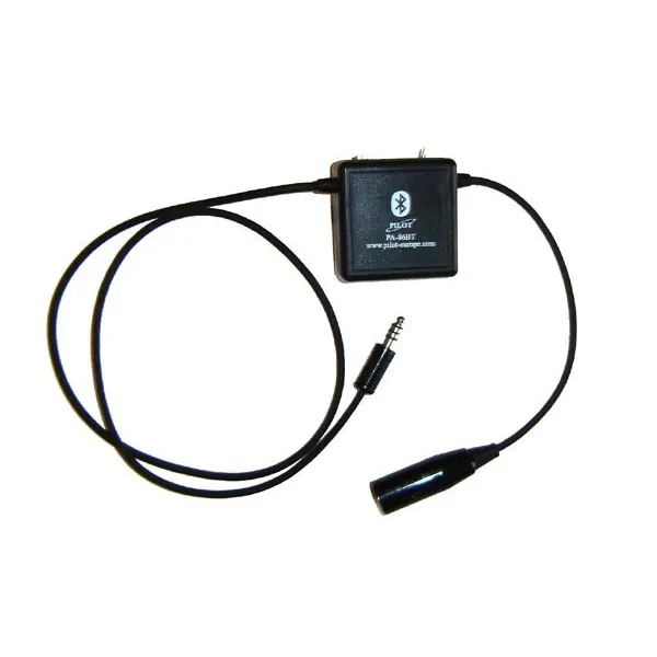 Bluetooth Box for Helicopter Headset Single Plug U174 US for airplane pilots | BAYO