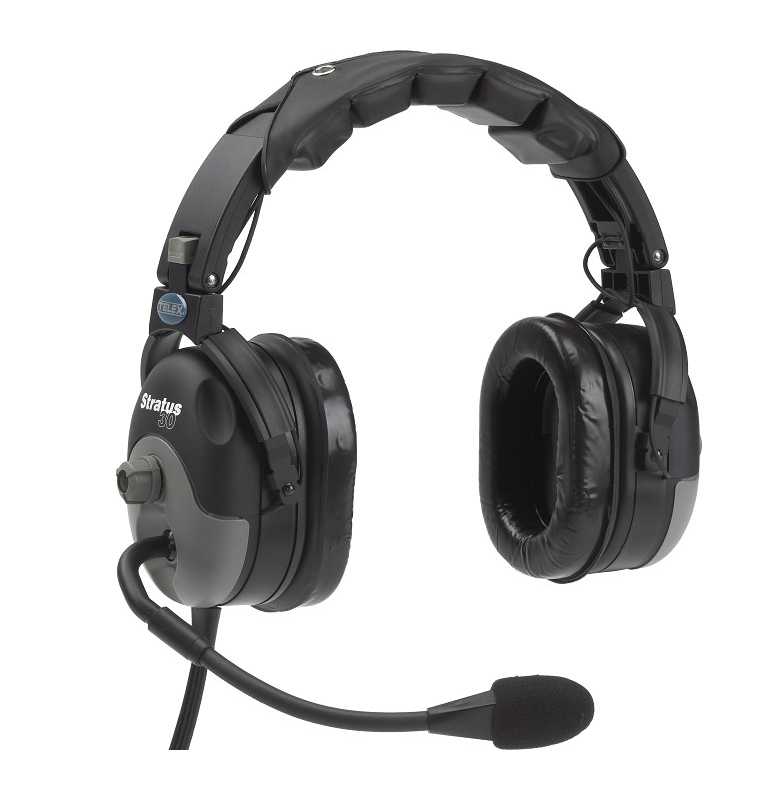 Casque Telex Stratus 30 ANR double jacks aviation Casque Telex Stratus 30 ANR double jacks aviation