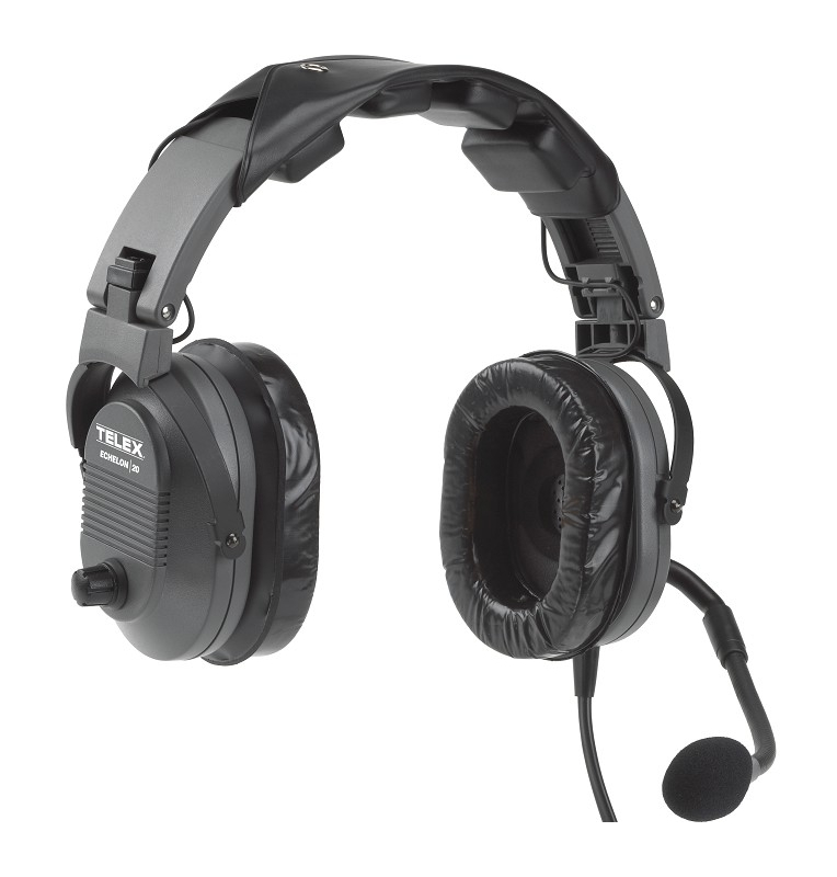 Casque Telex Echelon 20 double jacks aviation Casque Telex Echelon 20 double jacks aviation