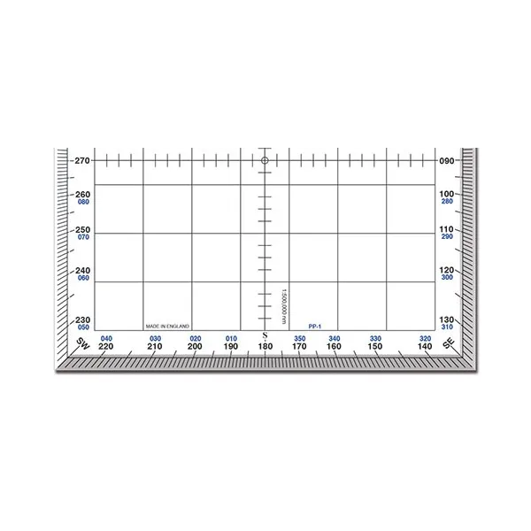 Standard square flight protractor for airplane pilots | BAYO