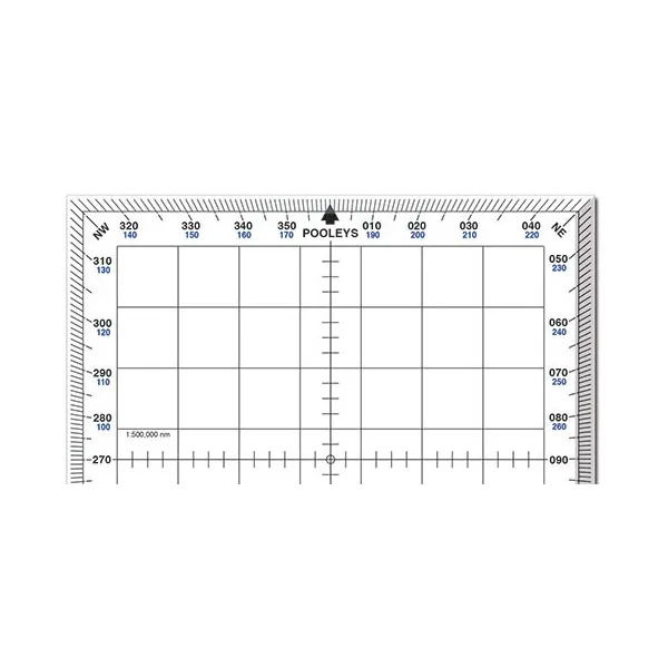 Rapporteur de vol carré standard Pooleys