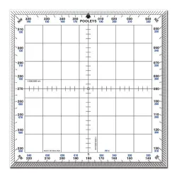 Standard square flight protractor for airplane pilots | BAYO
