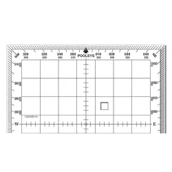Square flight protractor commercial aviation for airplane pilots | BAYO