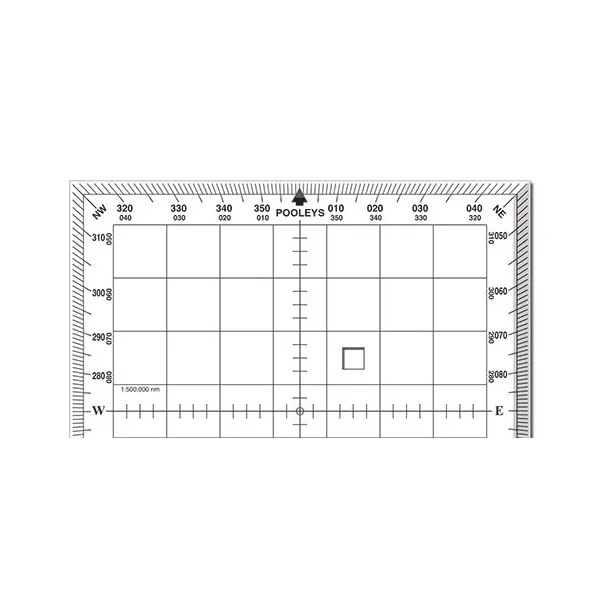 Square flight protractor commercial aviation for airplane pilots | BAYO