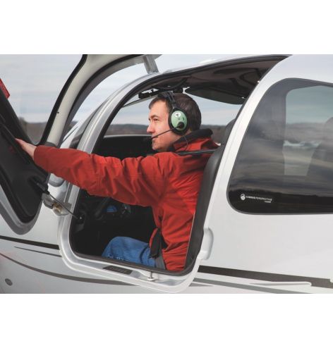 Casque David Clark DC ONE-X : double jacks aviation - actif ENC Hybrid technology - câble droit