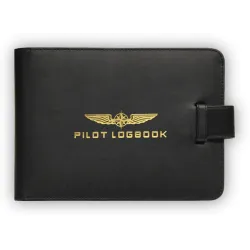 Leather Pilot Logbook Cover - DESIGN 4 PILOTS for airplane pilots | BAYO