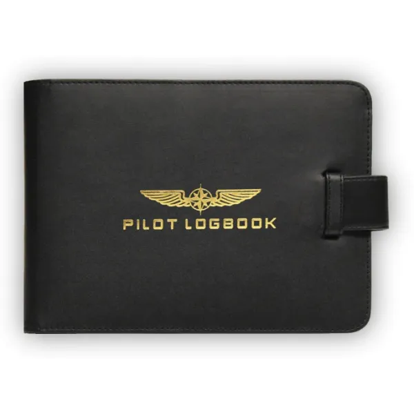 Leather Pilot Logbook Cover - DESIGN 4 PILOTS for airplane pilots | BAYO