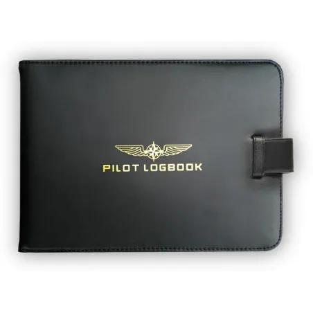 Standard Leather Pilot Logbook Cover - DESIGN 4 PILOTS for airplane pilots | BAYO