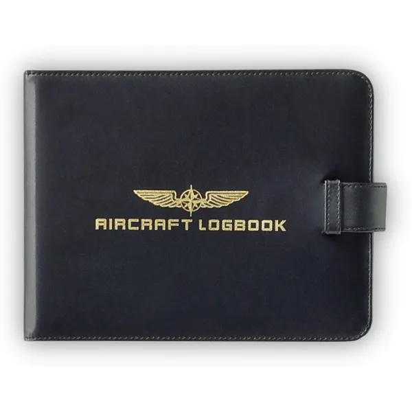 Aircraft Logbook Cover Large Model - DESIGN 4 PILOTS for airplane pilots | BAYO