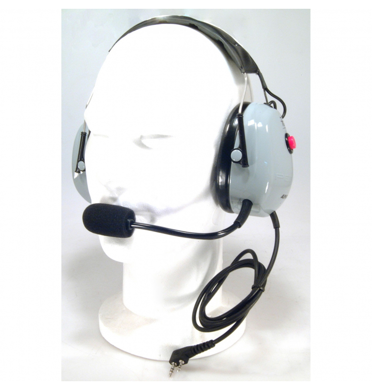 Casque anti-bruit avec PTT pour IC-A6FR/A24FR pour pilotes d'avion