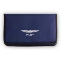 Flight Document Holder BLACK or BLUE for airplane pilots | BAYO