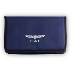 Flight Document Holder BLACK or BLUE for airplane pilots | BAYO