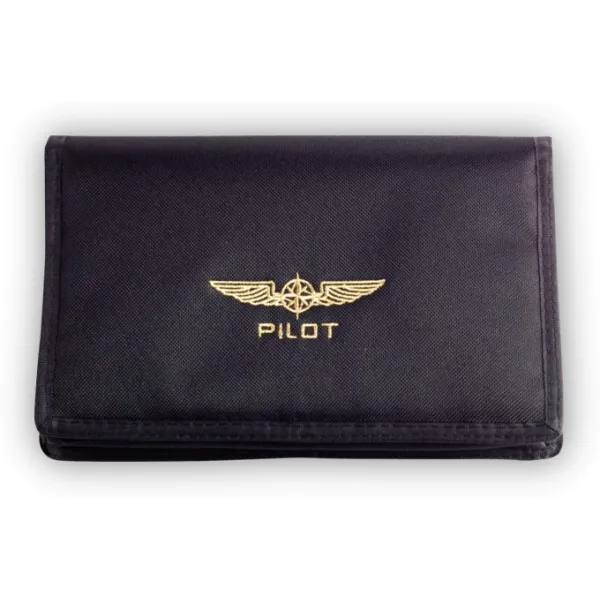 Small Document Holder Black or Blue for airplane pilots | BAYO