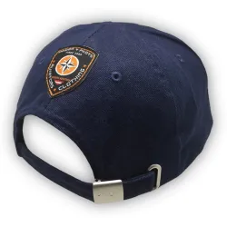 Blue Cotton Pilot Cap - DESIGN 4 PILOTS for airplane pilots | BAYO