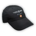 Pilot cap black microfiber - DESIGN 4 PILOTS for airplane pilots | BAYO