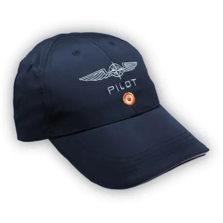 Pilot cap blue microfiber - DESIGN 4 PILOTS for airplane pilots | BAYO