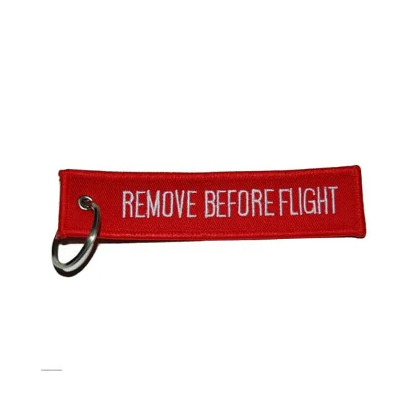 Remove Before Flight Keychain for airplane pilots | BAYO