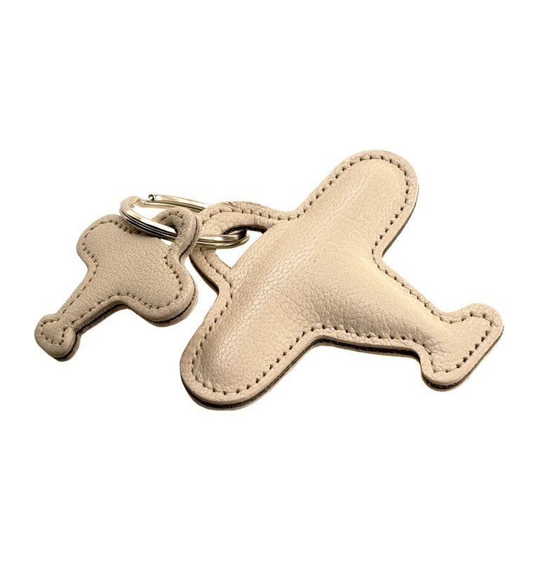 Porte-Clef Double Avion Ecru - 1 Porte-Clef Double Avion Ecru - 1