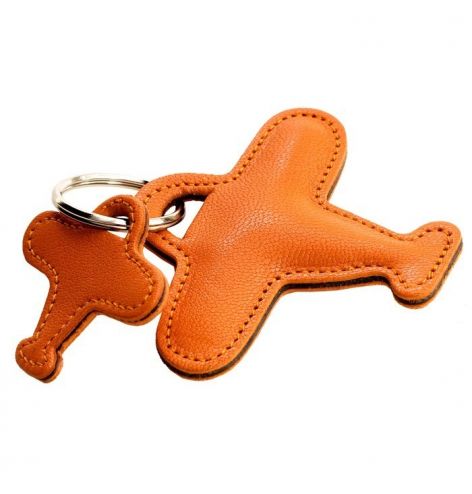 Porte-Clef Double Avion Orange  - 1