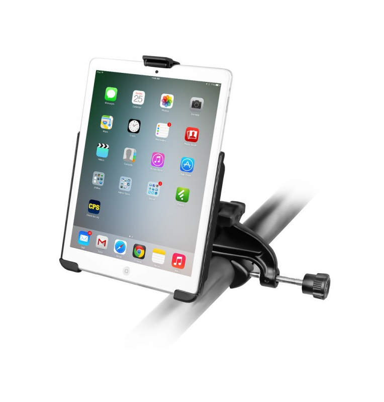 Support EZ-Roll'r™ pour Apple iPad mini 1-3 avec base étrier (yoke)