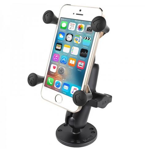 Support universel X-Grip® UN7 pour smartphone  5" base rond