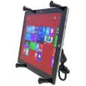 Handlebar mount X-Grip® with U-base for 12" tablets for airplane pilots | BAYO