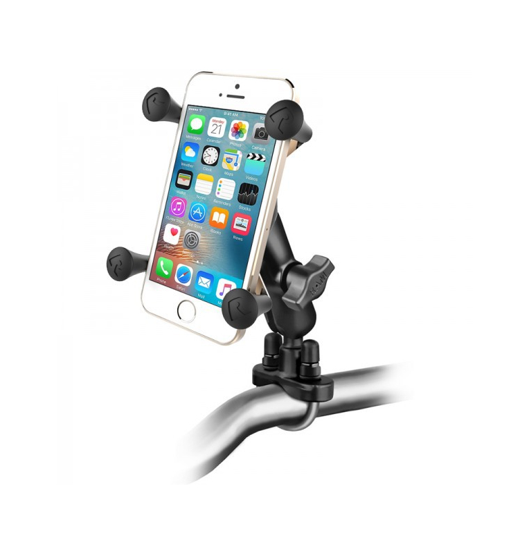 Support de guidon X-Grip® UN7 pour smartphone moins de 5"