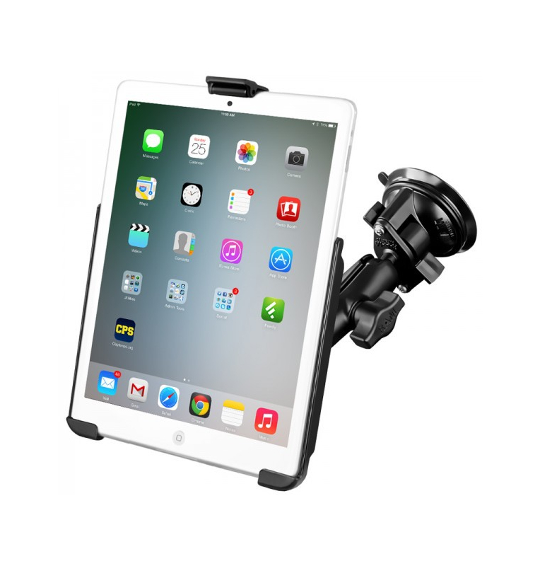 Support ventouse pour iPad mini 1-3 sans coque ou protection pour pilotes  d'avion | Bayo