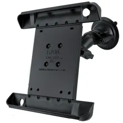 Suction mount with Tab-Tite™ cradle for 10" tablets for airplane pilots | BAYO
