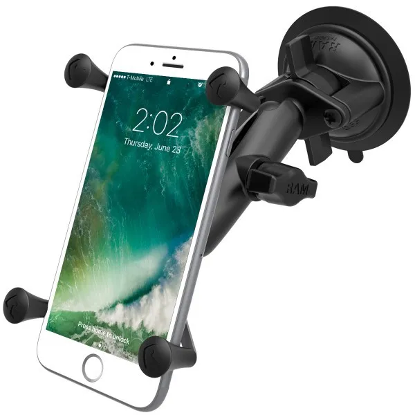X-GRIP UN10 suction cup kit for smartphones less than 5" for airplane pilots | BAYO