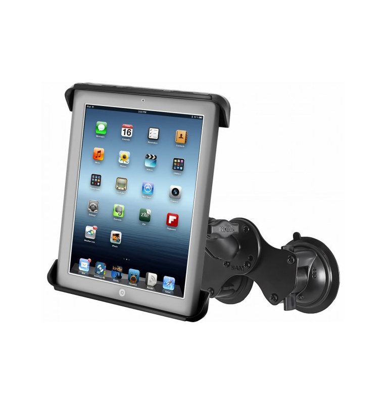 Support ventouse pour iPad mini 1-3 sans coque ou protection pour pilotes  d'avion | Bayo