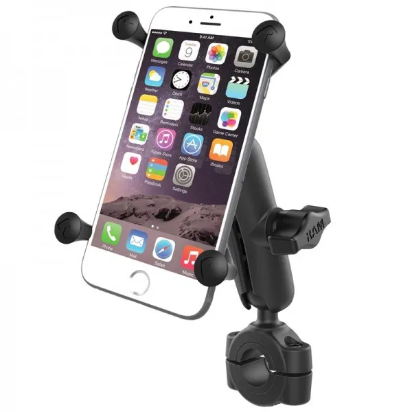 Collar mount for smartphones between 5 and 6 inches for airplane pilots | BAYO