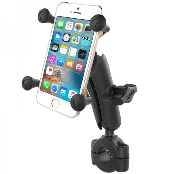 Collar mount for smartphones less than 5 inches for airplane pilots | BAYO