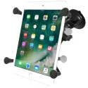 Twist-Lock™ suction mount with universal X-Grip® UN7 cradle for 7" to 8" tablets for airplane pilots | BAYO